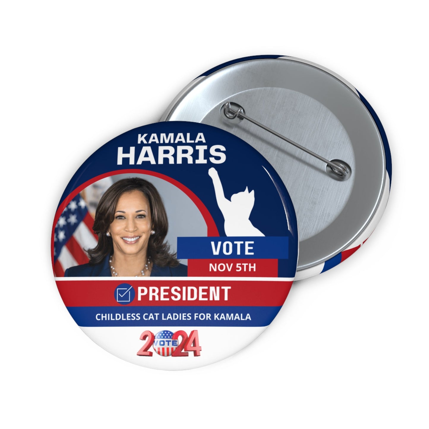 Kamala Harris 2024 Pin Buttons - Accessories - EpiAl's Shop