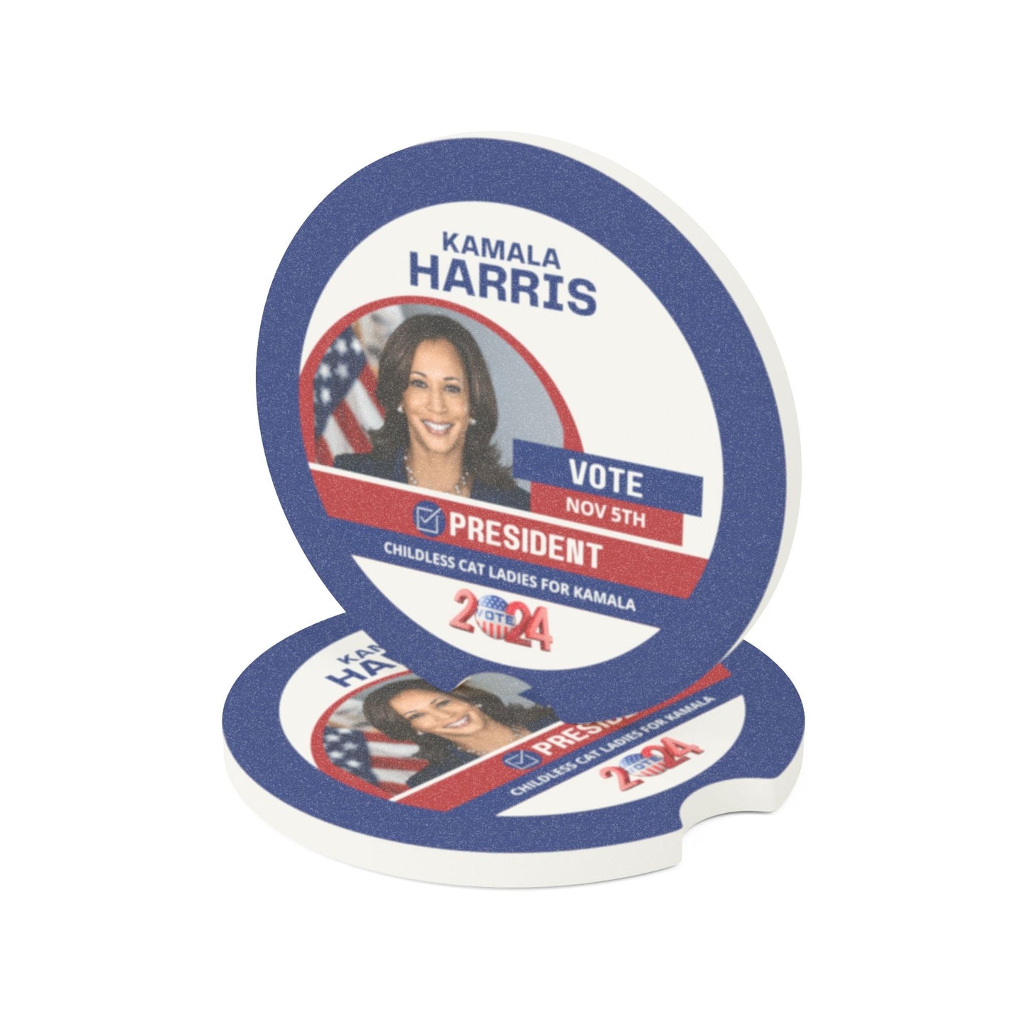 Kamala Harris 24 Soapstone Car Coaster - Vehicle Accessories - EpiAl's Shop