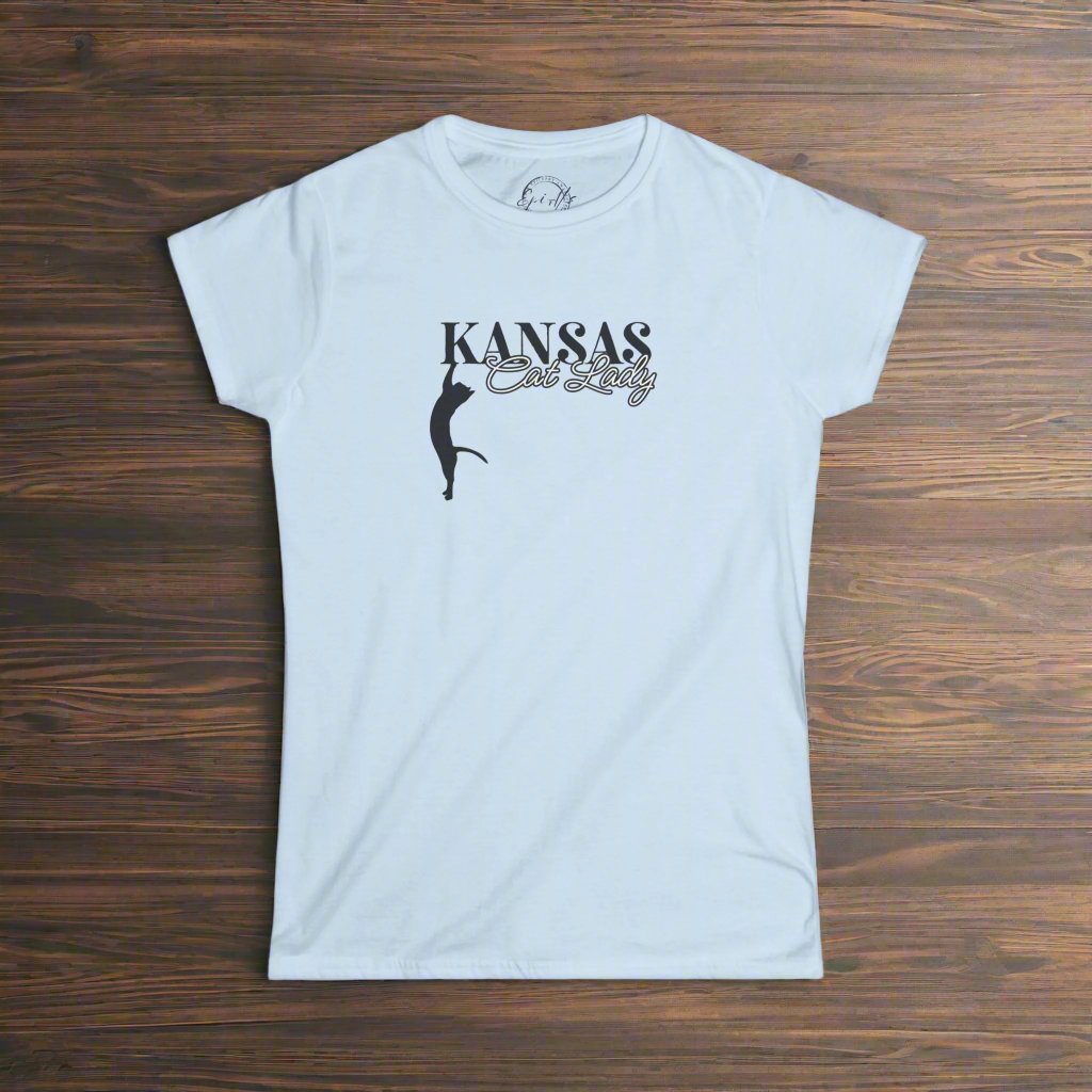 Kansas Cat Lady Softstyle Tee - T - Shirt - EpiAl's Shop