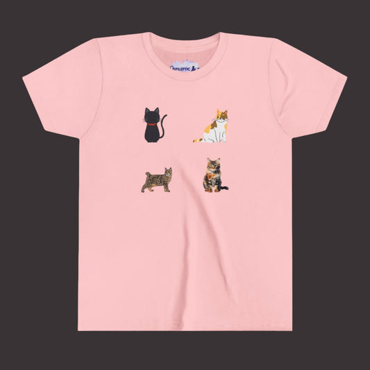 Kaylee’s Katz Youth Short Sleeve Tee - Kids clothes - Epileptic Al’s Shop