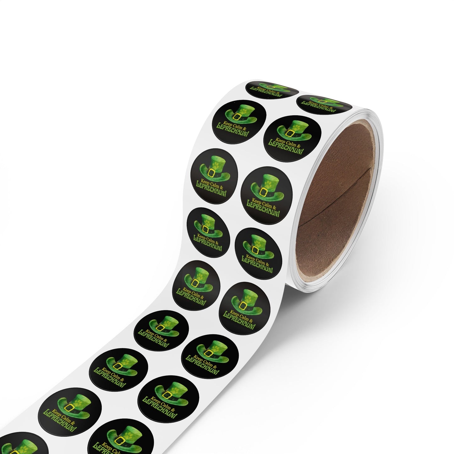 Keep Calm Round Sticker Label Rolls - Paper products - Epileptic Al’s Shop