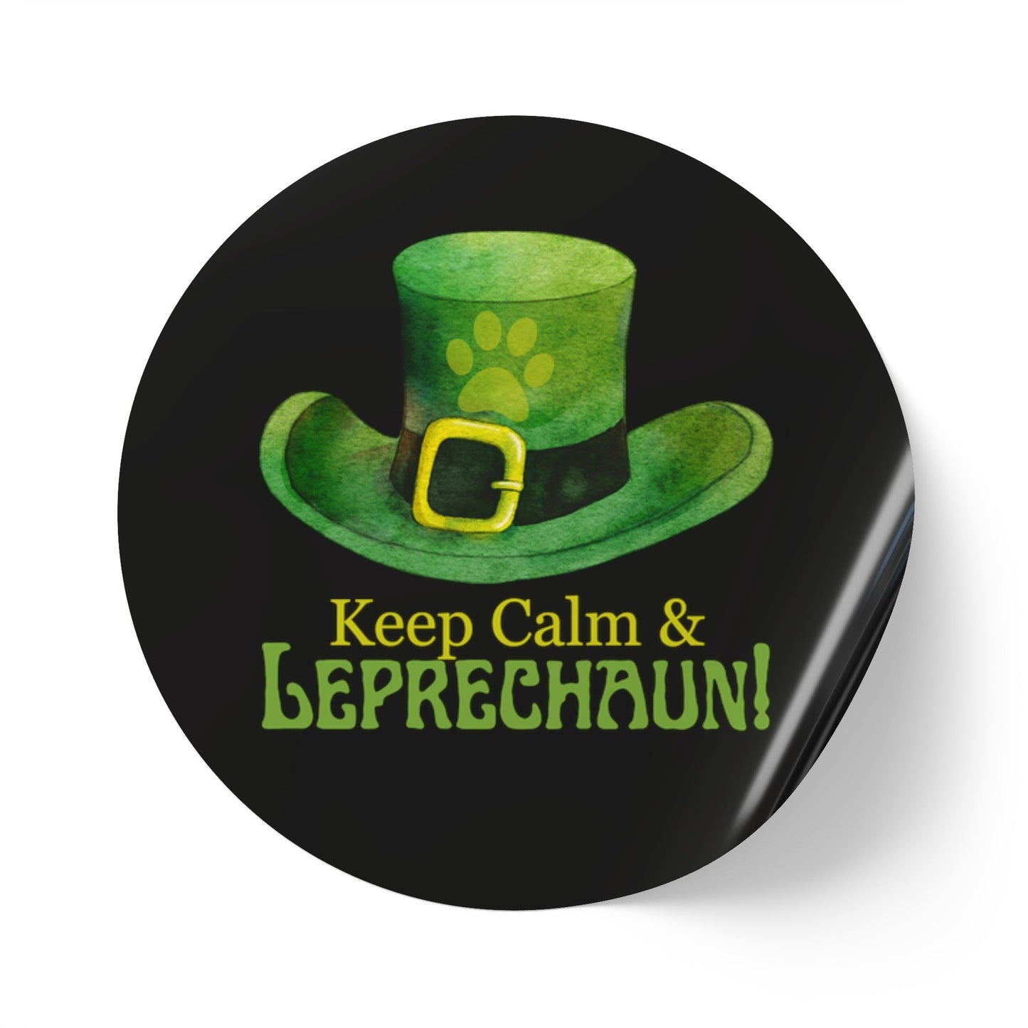 Keep Calm Round Sticker Label Rolls - Paper products - Epileptic Al’s Shop