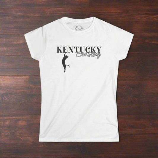 Kentucky Cat Lady Softstyle Tee - T - Shirt - EpiAl's Shop