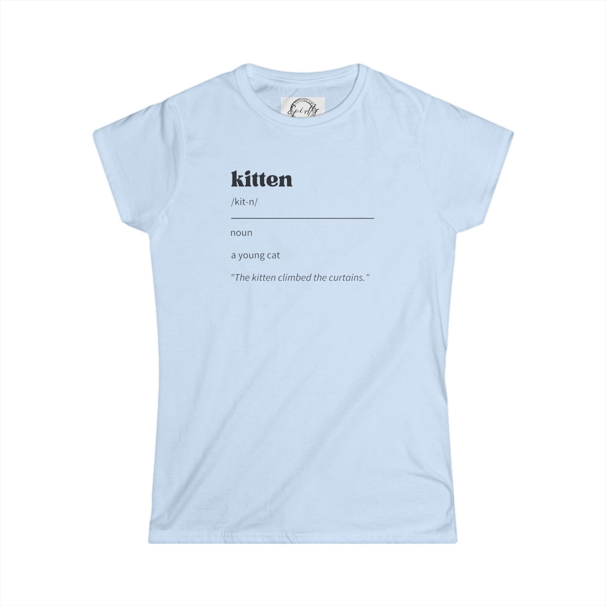 Kitten Definition Women's Softstyle Tee - T - Shirt - Epileptic Al’s Shop