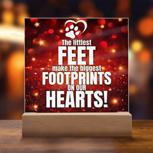 Kitty Feet On Heart Plaque - Jewelry - Epileptic Al’s Shop