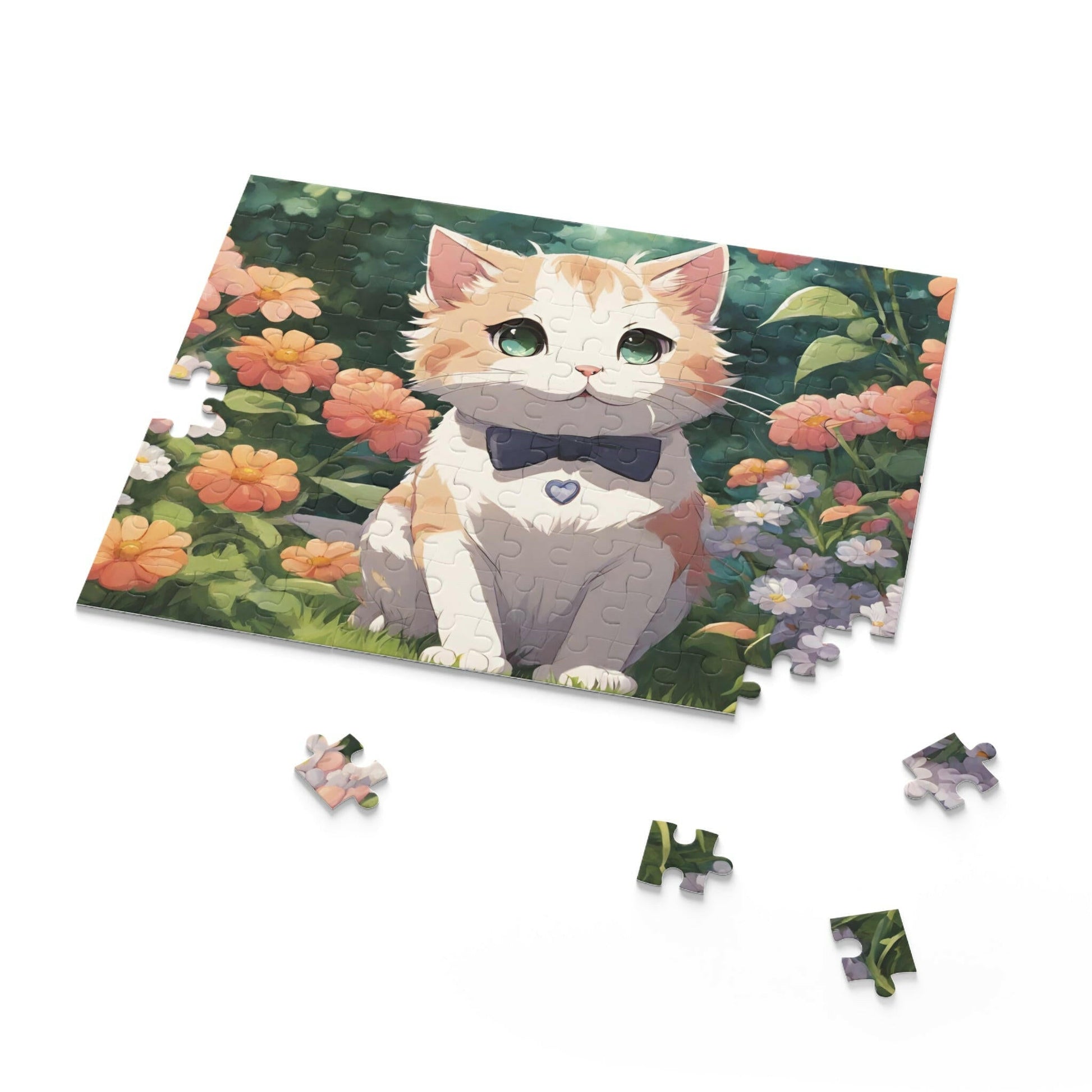 Kitty in Flowers Puzzle (120, 252, 500 - Piece) - Puzzle - Epileptic Al’s Shop