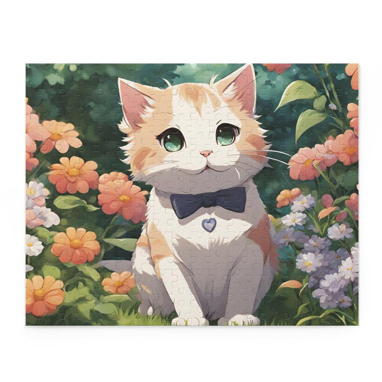 Kitty in Flowers Puzzle (120, 252, 500 - Piece) - Puzzle - Epileptic Al’s Shop