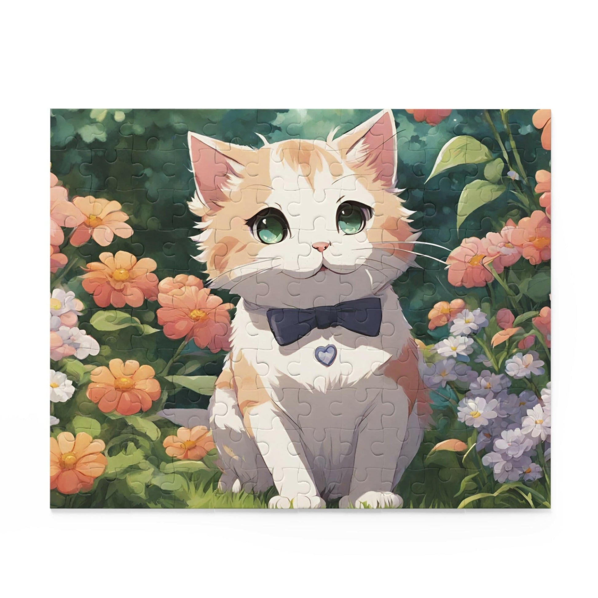 Kitty in Flowers Puzzle (120, 252, 500 - Piece) - Puzzle - Epileptic Al’s Shop