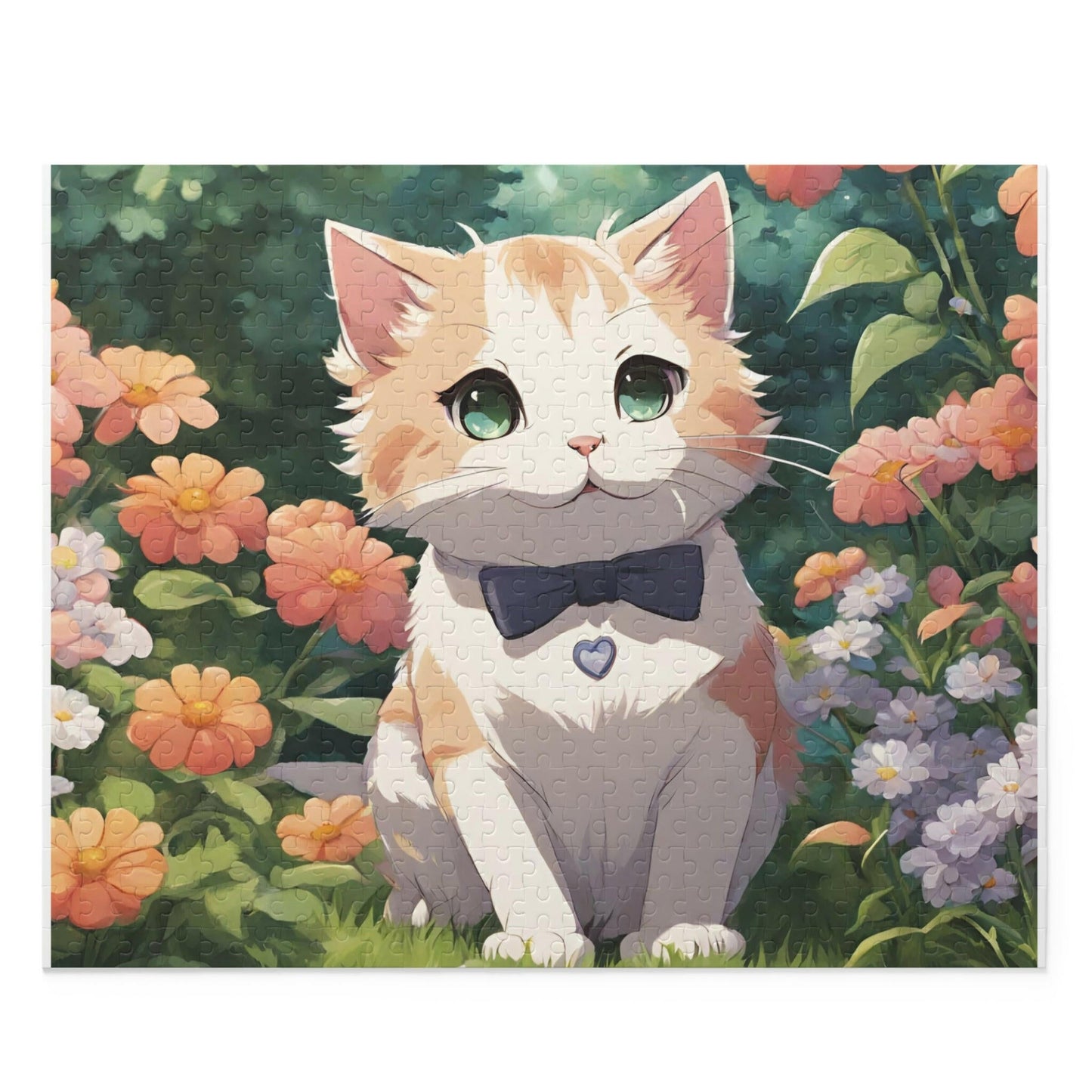 Kitty in Flowers Puzzle (120, 252, 500 - Piece) - Puzzle - Epileptic Al’s Shop