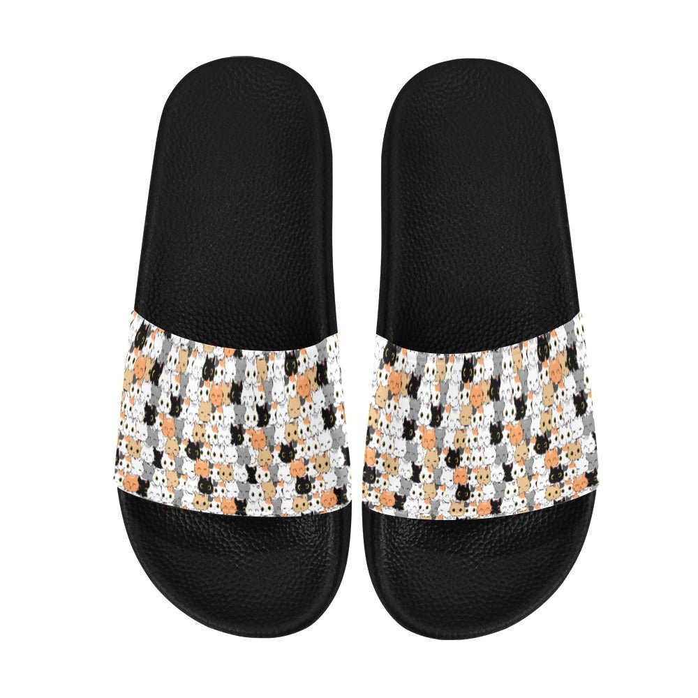 Kitty Krowd Women's Slide Sandals - Shoes - Epileptic Al’s Shop