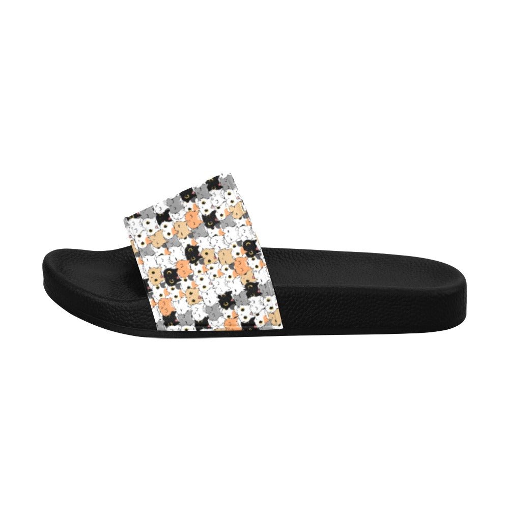 Kitty Krowd Women's Slide Sandals - Shoes - Epileptic Al’s Shop