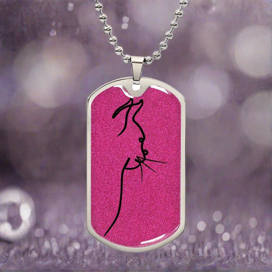 Kitty Profile Necklace - Jewelry - Epileptic Al’s Shop