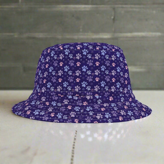 Kitty Tracks Bucket Hat - Hats - Epileptic Al’s Shop