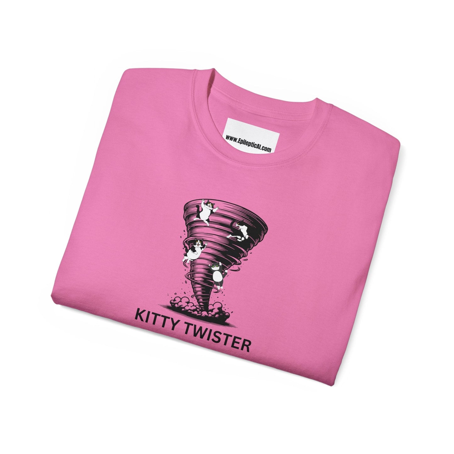 Kitty Twister Unisex Ultra Cotton Tee - T - Shirt - Epileptic Al’s Shop