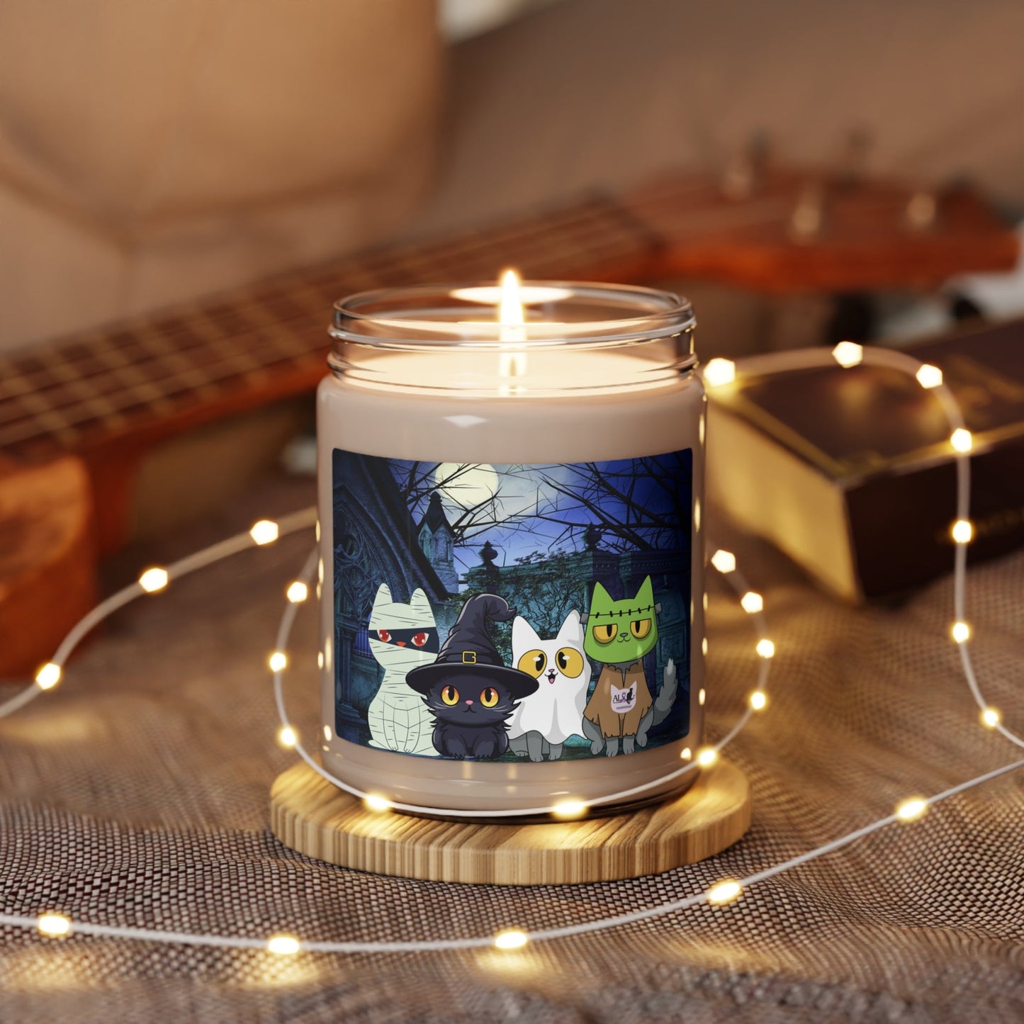 Kostumed Kitties Scented Soy Candle, 9oz - Home Decor - Epileptic Al’s Shop