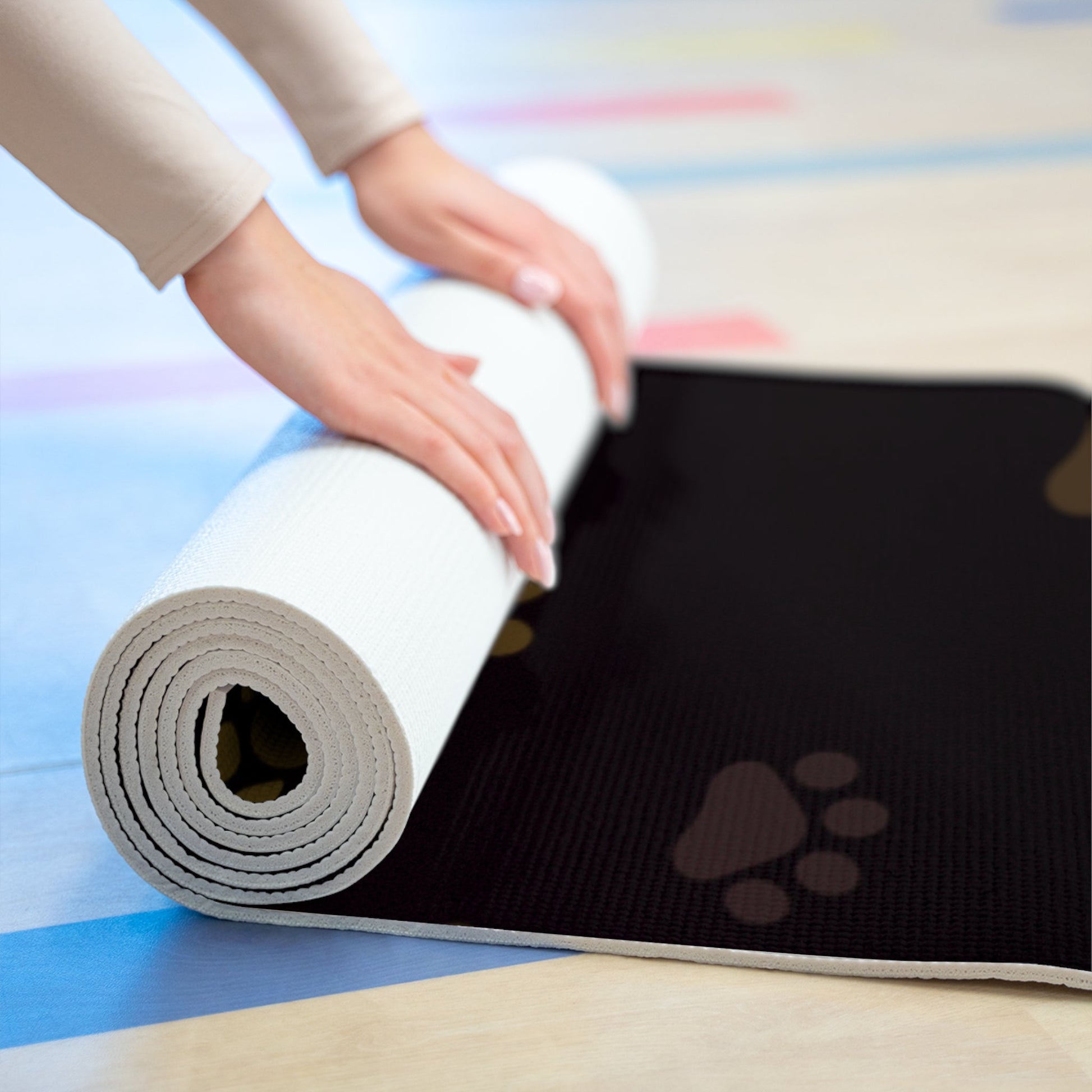 Leather Paws Foam Yoga Mat - Home Decor - Epileptic Al’s Shop