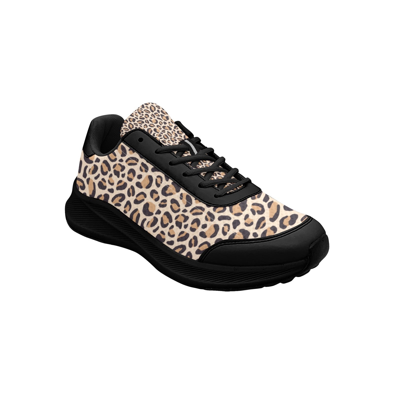 Leopard & Black Women's Mudguard Running Shoes (10092) - Shoes - Epileptic Al’s Shop