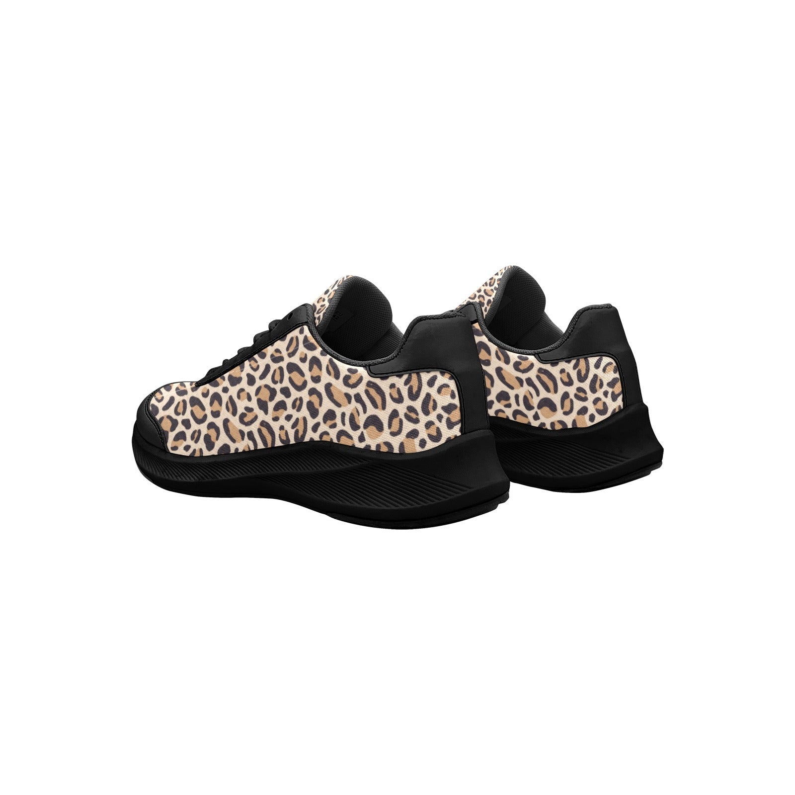 Leopard & Black Women's Mudguard Running Shoes (10092) - Shoes - Epileptic Al’s Shop