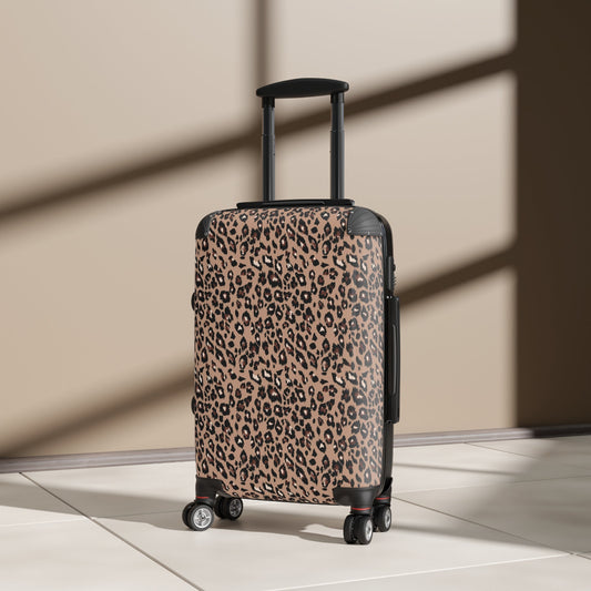 Leopard Print Suitcase - Bags - Epileptic Al’s Shop