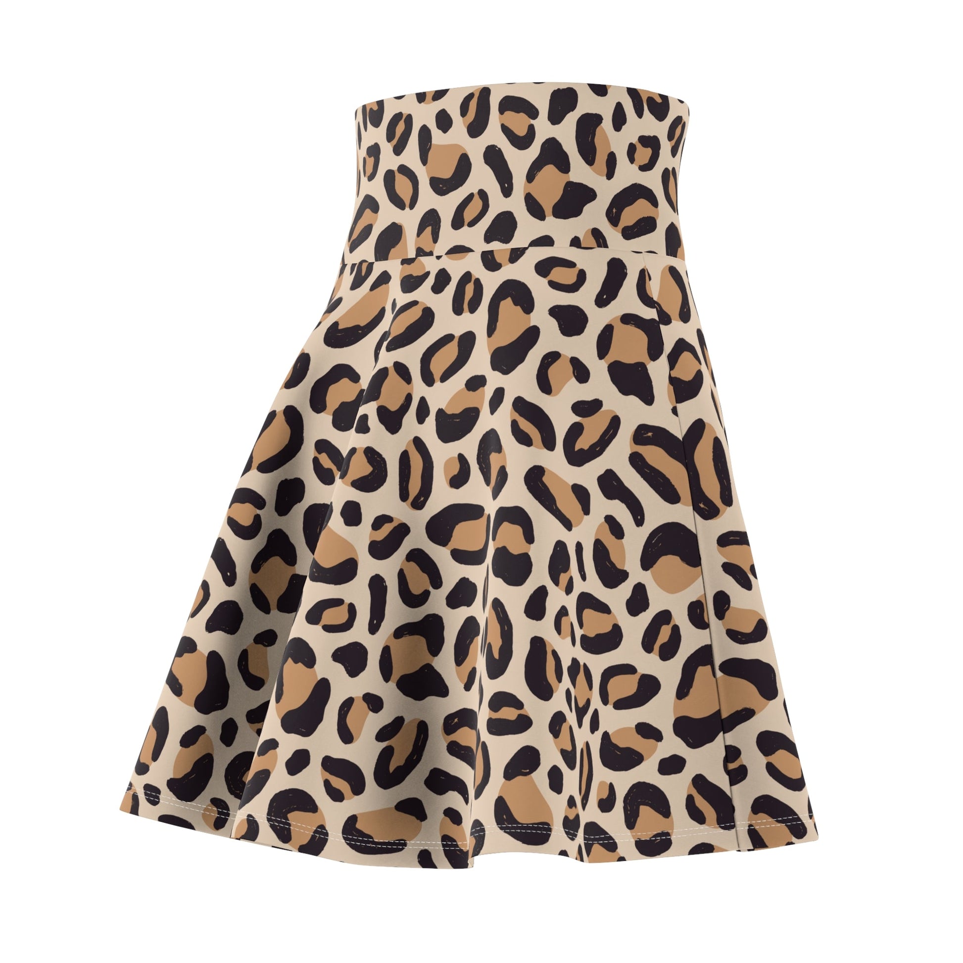 Leopard Print Women's Skater Skirt - All Over Prints - Epileptic Al’s Shop