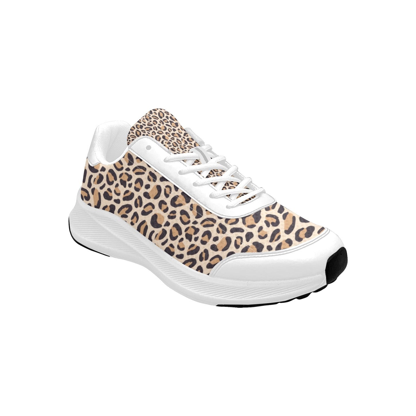 Leopard & White Women's Mudguard Running Shoes (10092) - Shoes - Epileptic Al’s Shop