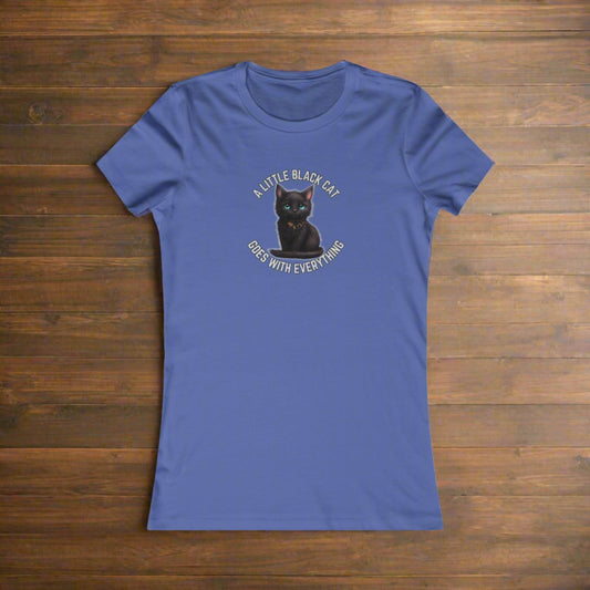 Little Black Cat Women's Favorite Tee - T - Shirt - Epileptic Al’s Shop