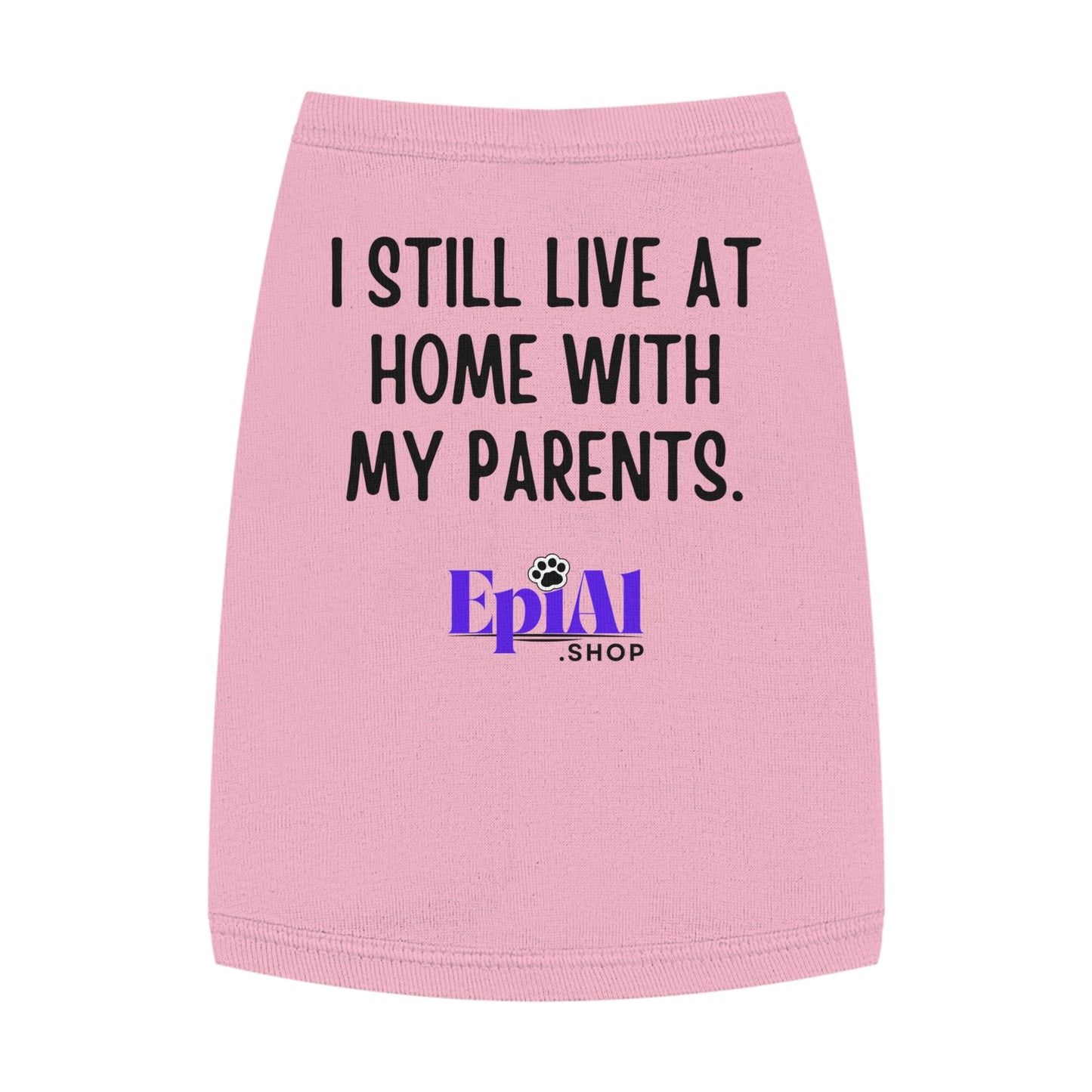 Live at Home Pet Tank Top - Pets - Epileptic Al’s Shop