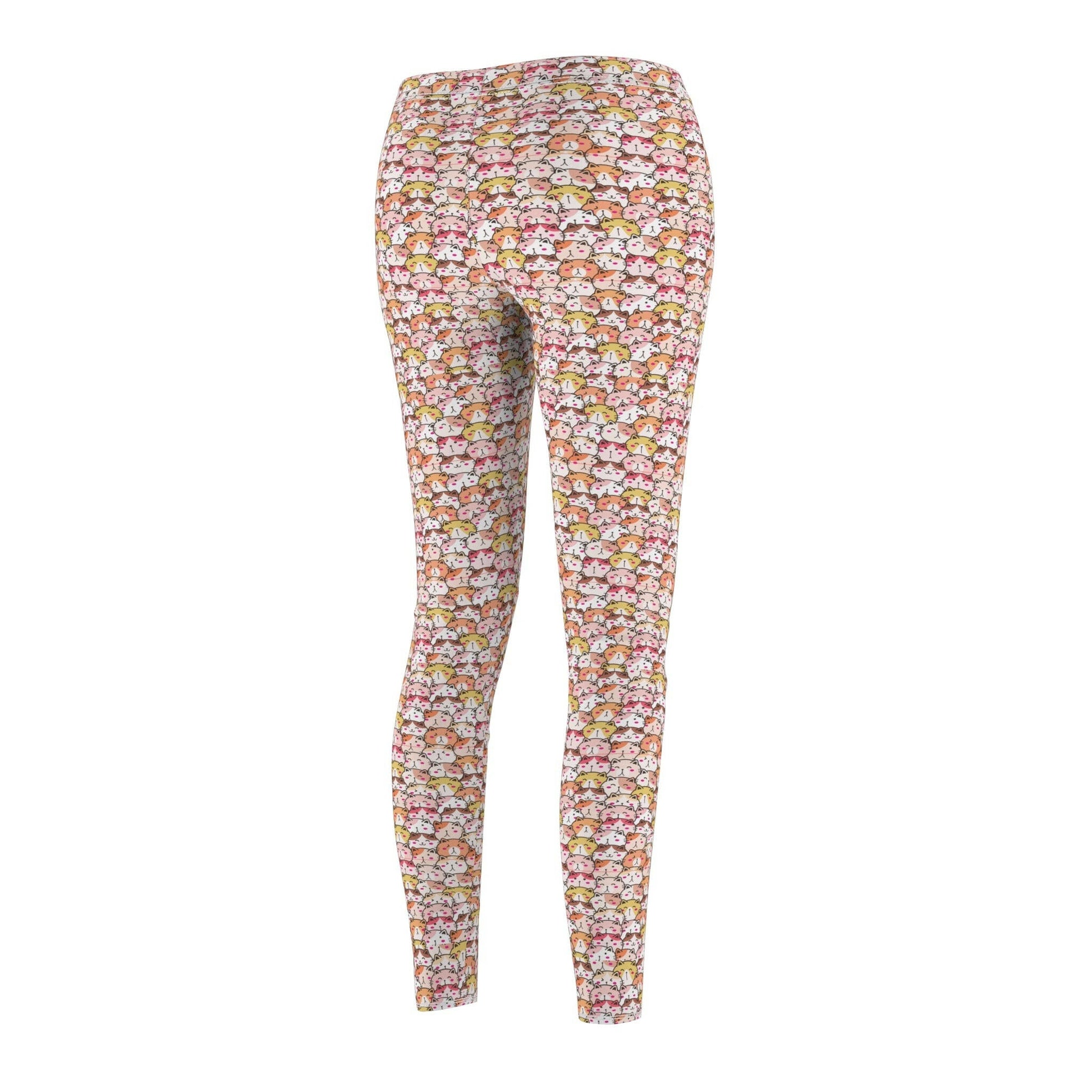 Lots of Cats Women's Cut & Sew Casual Leggings - All Over Prints - Epileptic Al’s Shop