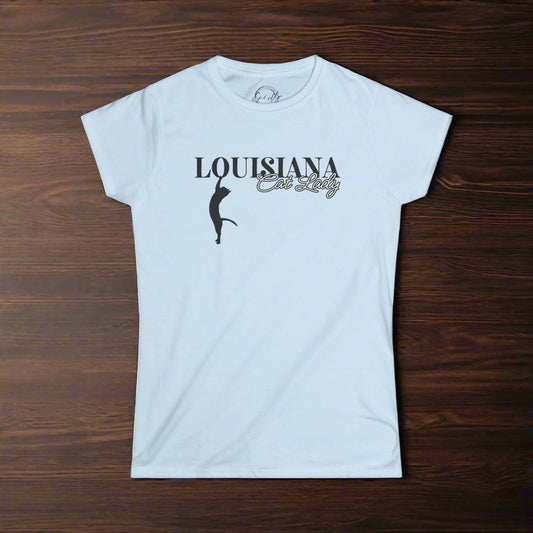 Louisiana Cat Lady Softstyle Tee - T - Shirt - EpiAl's Shop