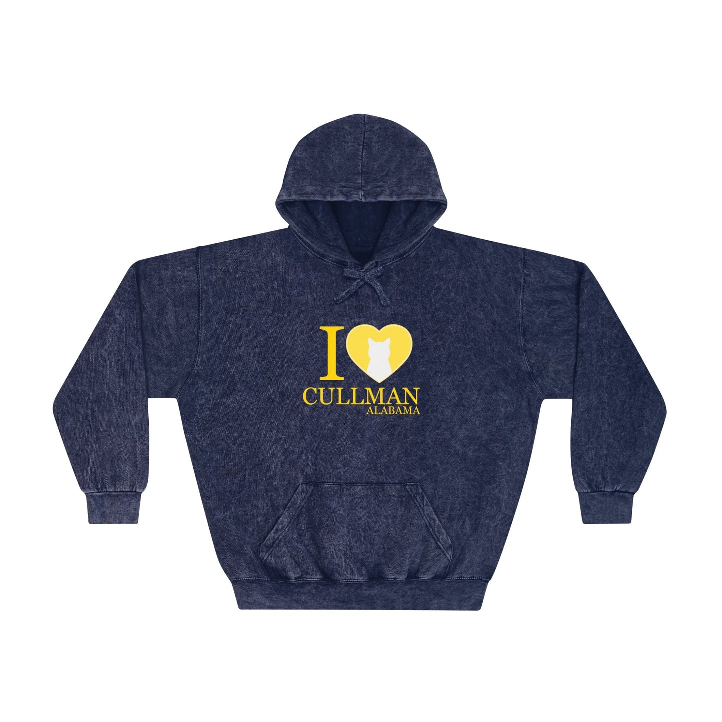 Love Cullman Unisex Mineral Wash Hoodie - Hoodie - Epileptic Al’s Shop