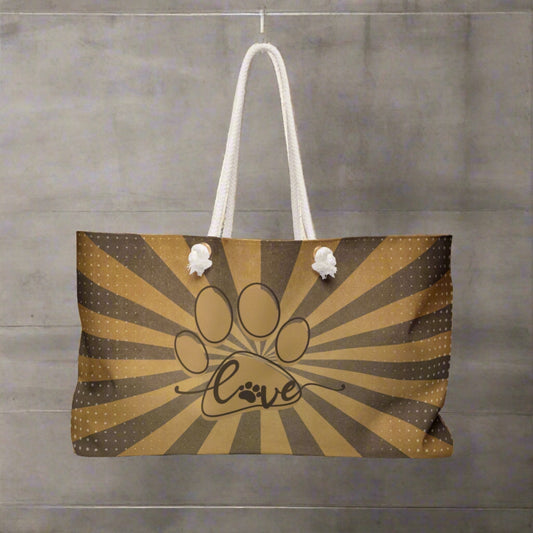 Love Paws Weekender Bag - Bags - Epileptic Al’s Shop