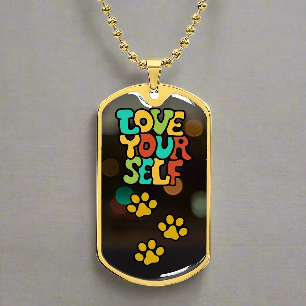 Love Yourself Necklace - Jewelry - Epileptic Al’s Shop