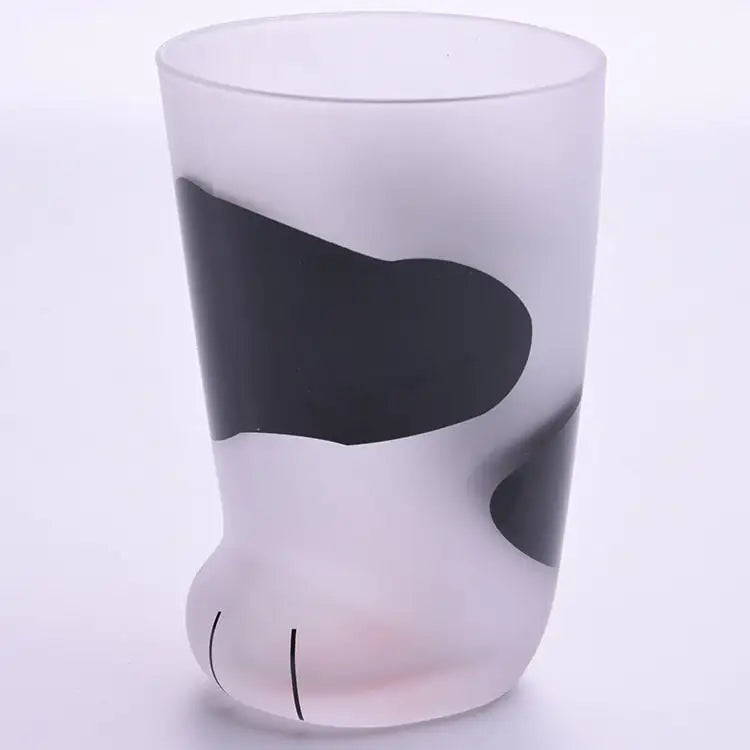 Creative Cute Cat Paws Glass Mug