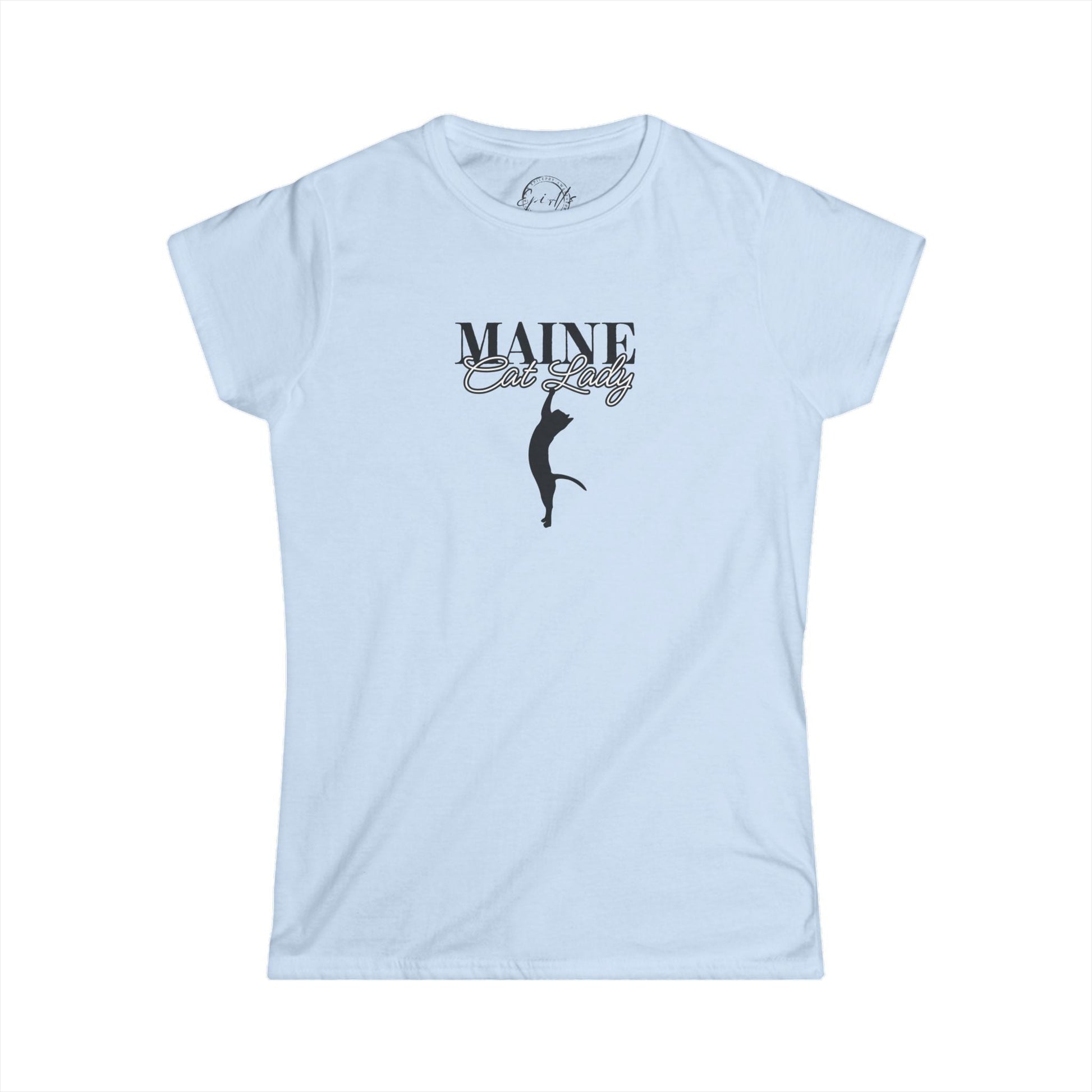 Maine Cat Lady Softstyle Tee - T - Shirt - EpiAl's Shop