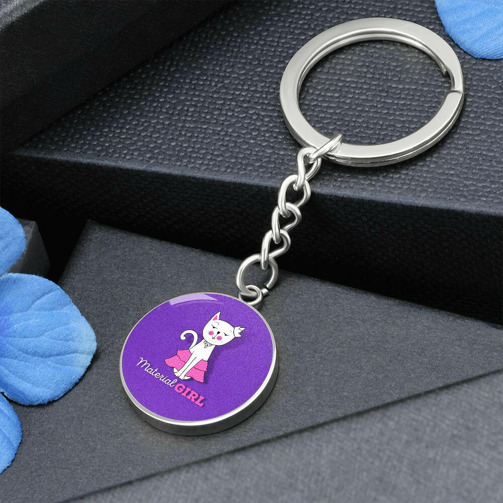 Material Girl Keychain - Jewelry - Epileptic Al’s Shop