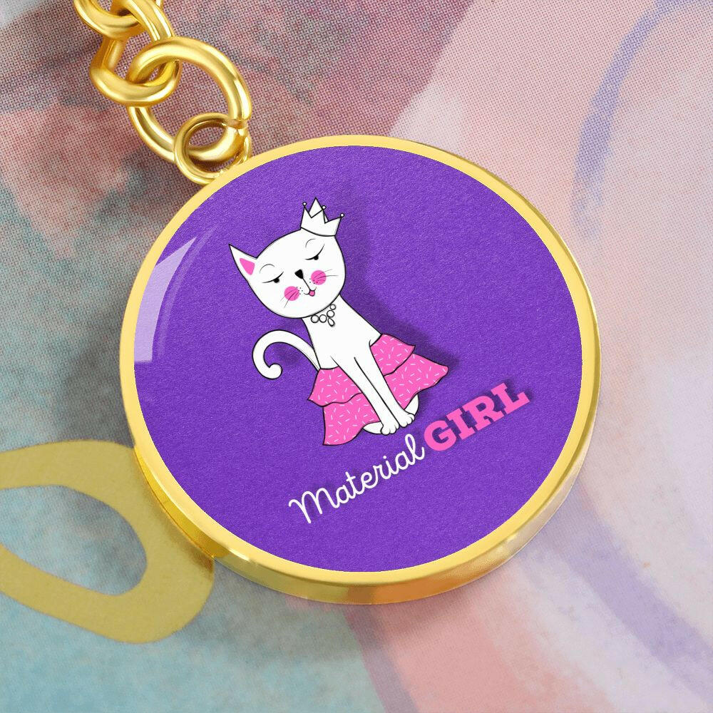 Material Girl Keychain - Jewelry - Epileptic Al’s Shop