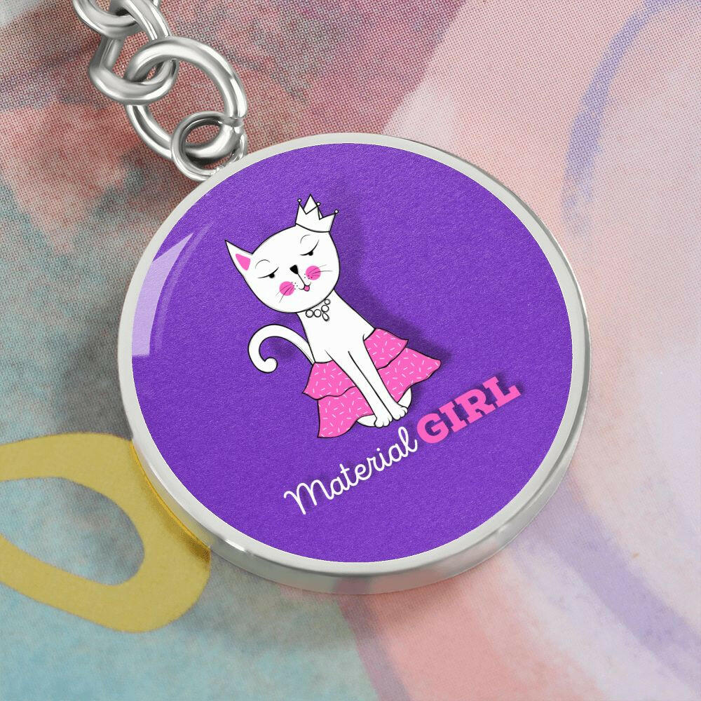 Material Girl Keychain - Jewelry - Epileptic Al’s Shop