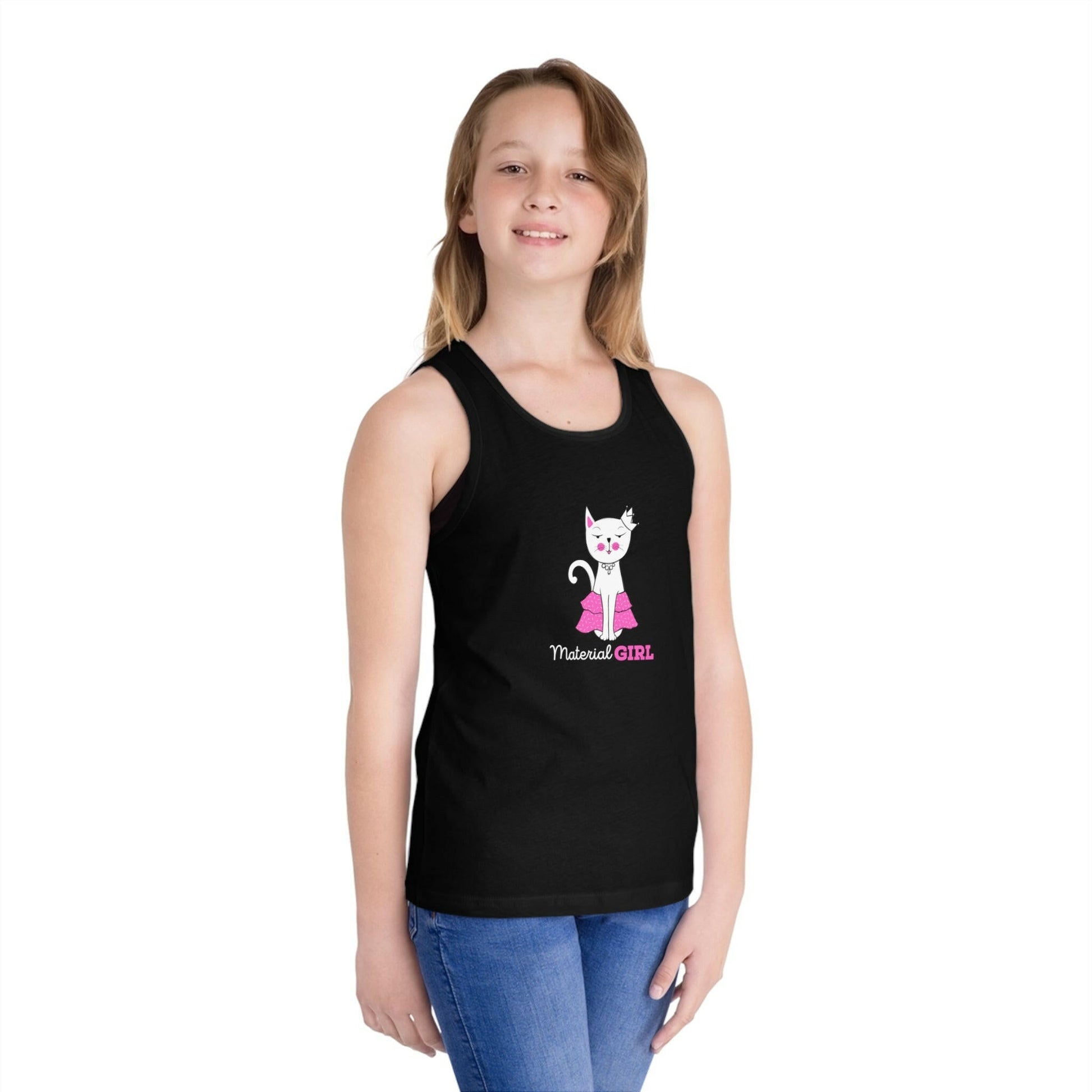 Material Girl Kid's Jersey Tank Top - Kids clothes - Epileptic Al’s Shop