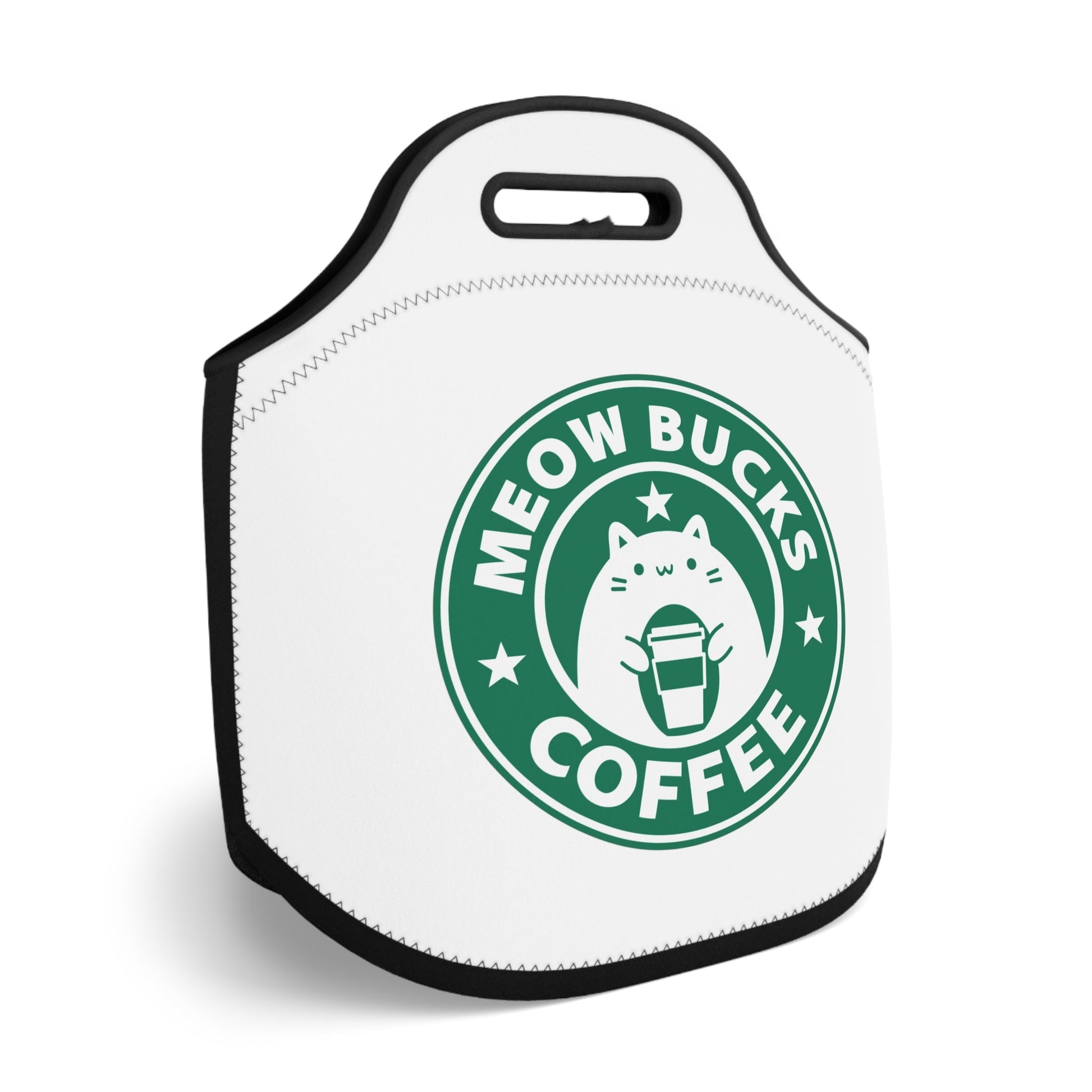 Meow Bucks Neoprene Lunch Bag - Bags - Epileptic Al’s Shop