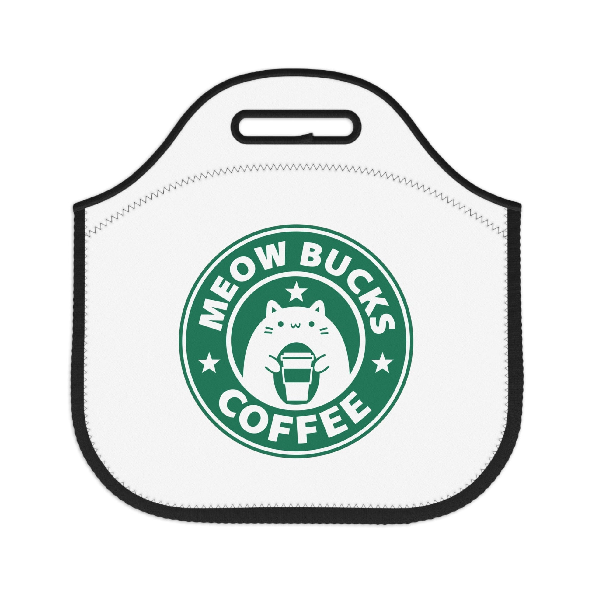 Meow Bucks Neoprene Lunch Bag - Bags - Epileptic Al’s Shop