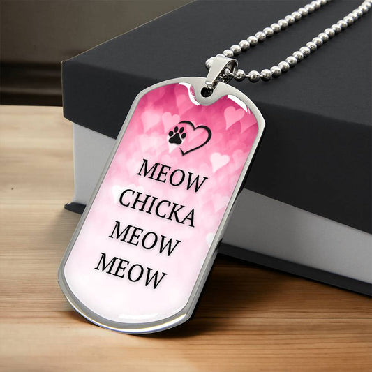 Meow Chicka Meow Meow Necklace - Jewelry - Epileptic Al’s Shop