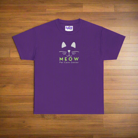 Meow Pet Care Unisex Heavy Cotton Tee - T - Shirt - Epileptic Al’s Shop