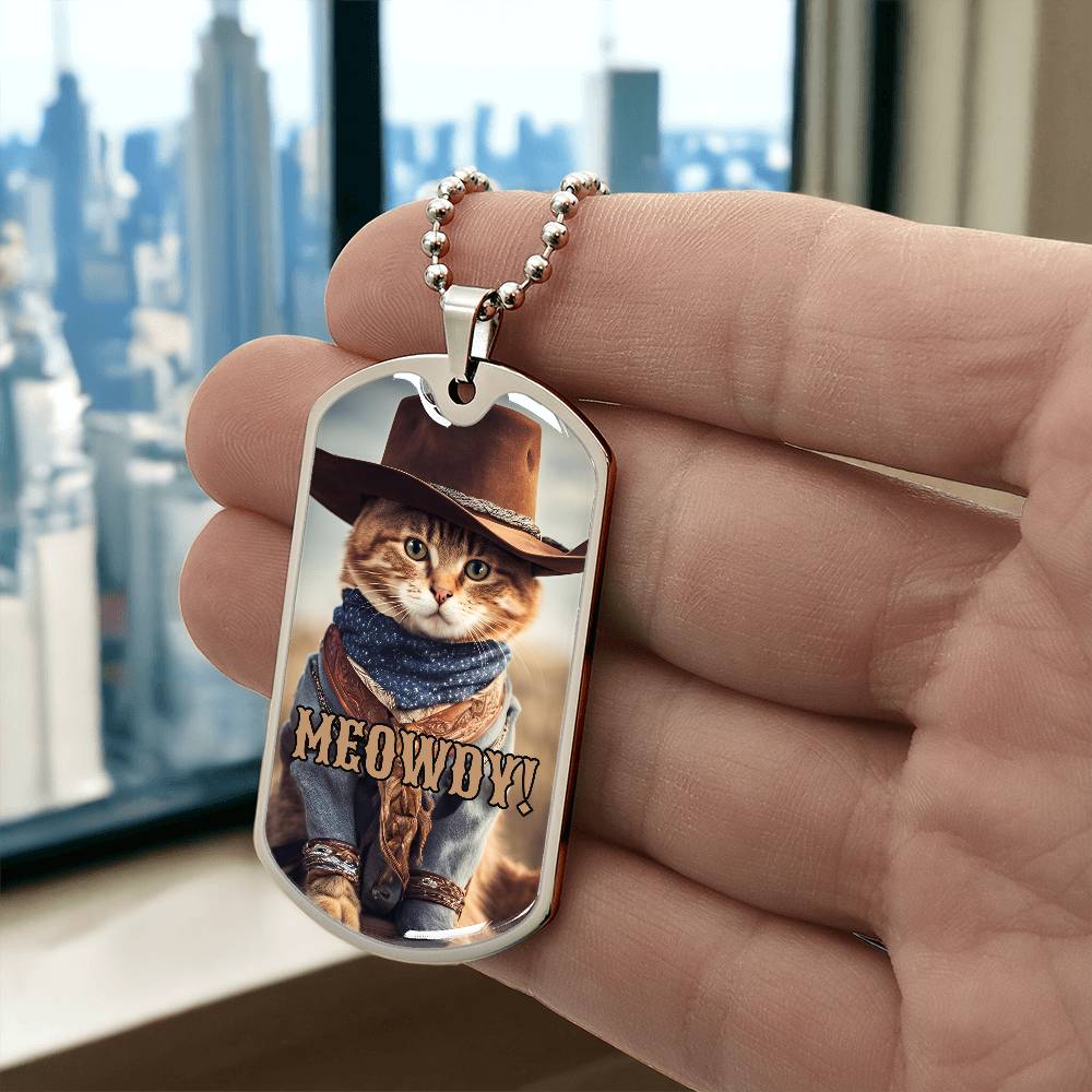 Meowdy Cat Necklace - Jewelry - Epileptic Al’s Shop