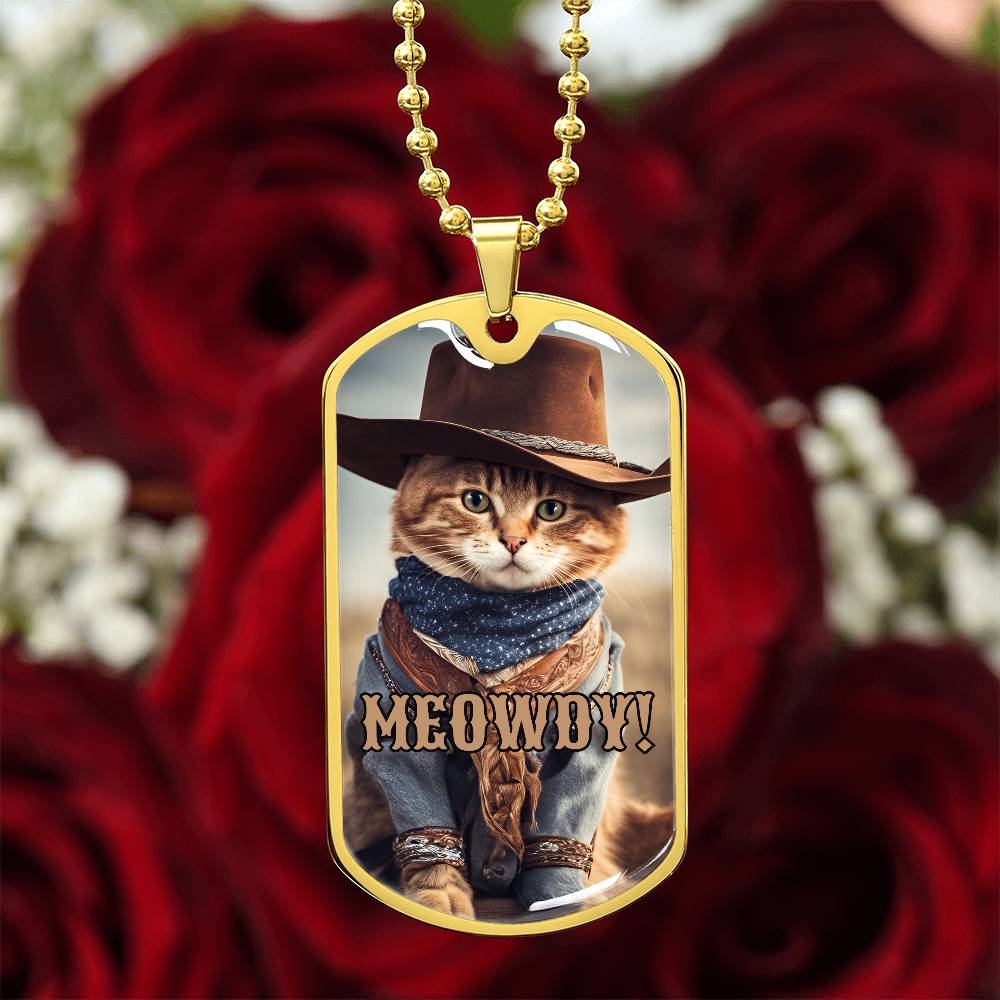 Meowdy Cat Necklace - Jewelry - Epileptic Al’s Shop