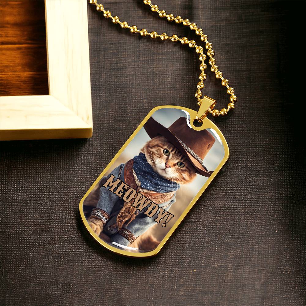 Meowdy Cat Necklace - Jewelry - Epileptic Al’s Shop