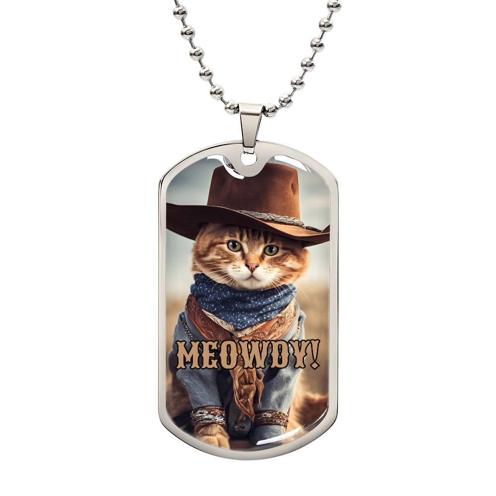 Meowdy Cat Necklace - Jewelry - Epileptic Al’s Shop