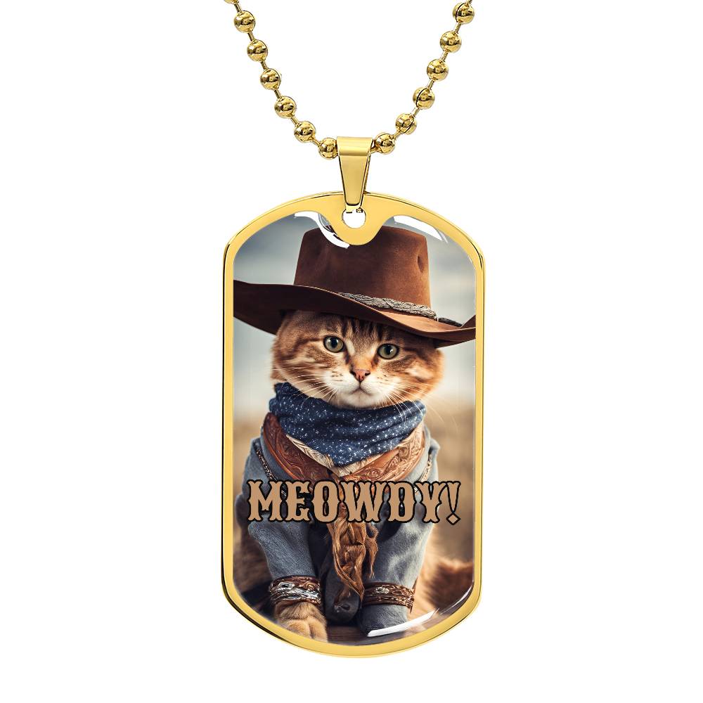 Meowdy Cat Necklace - Jewelry - Epileptic Al’s Shop