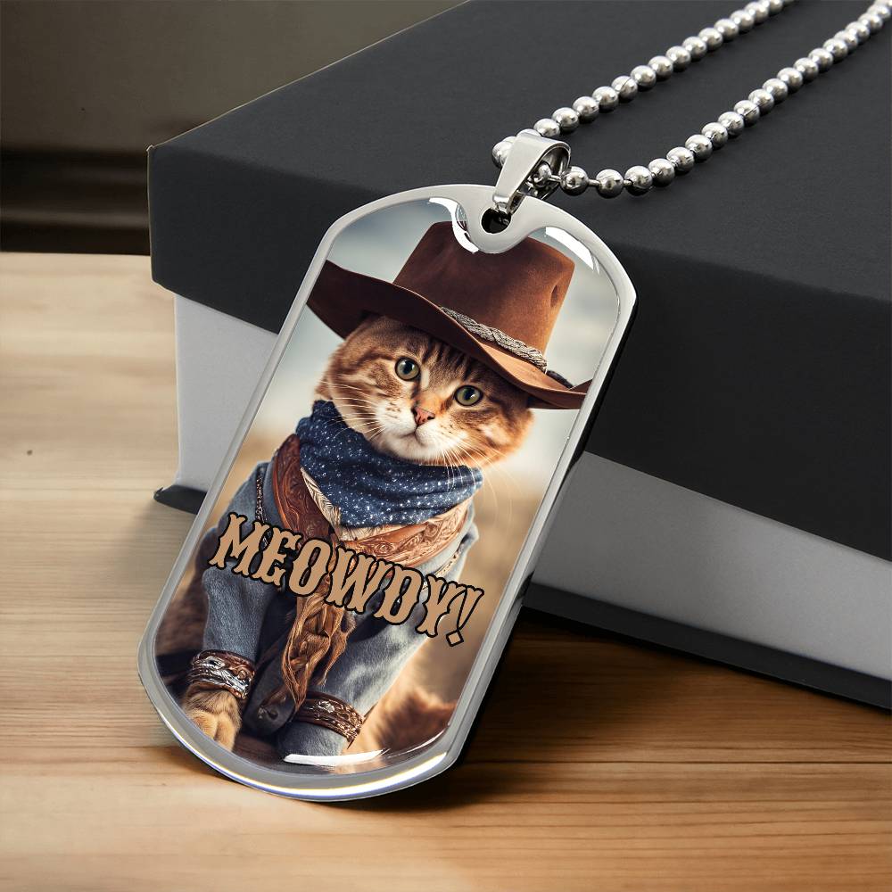 Meowdy Cat Necklace - Jewelry - Epileptic Al’s Shop