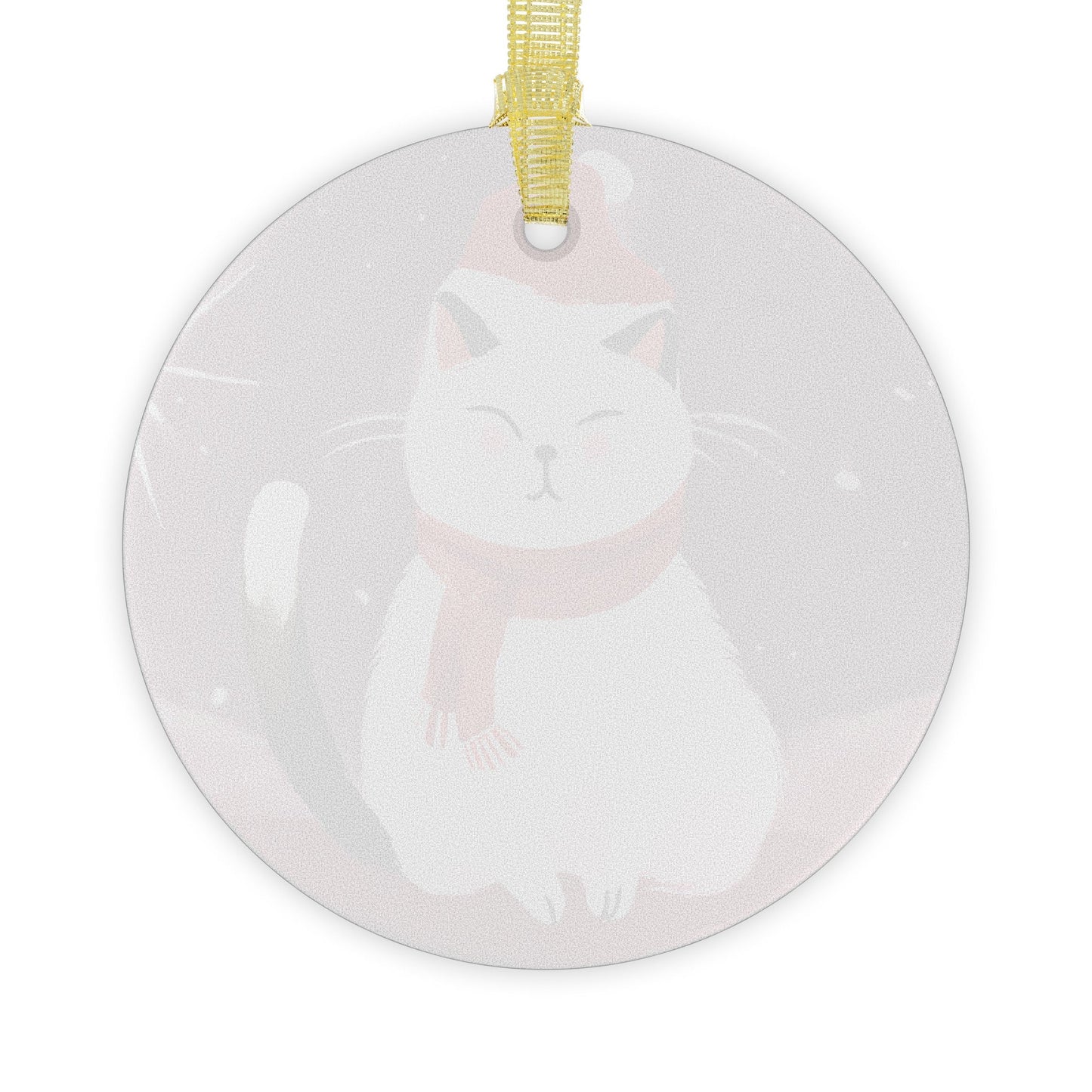 Meowy Christmas Glass Ornaments - Home Decor - Epileptic Al’s Shop