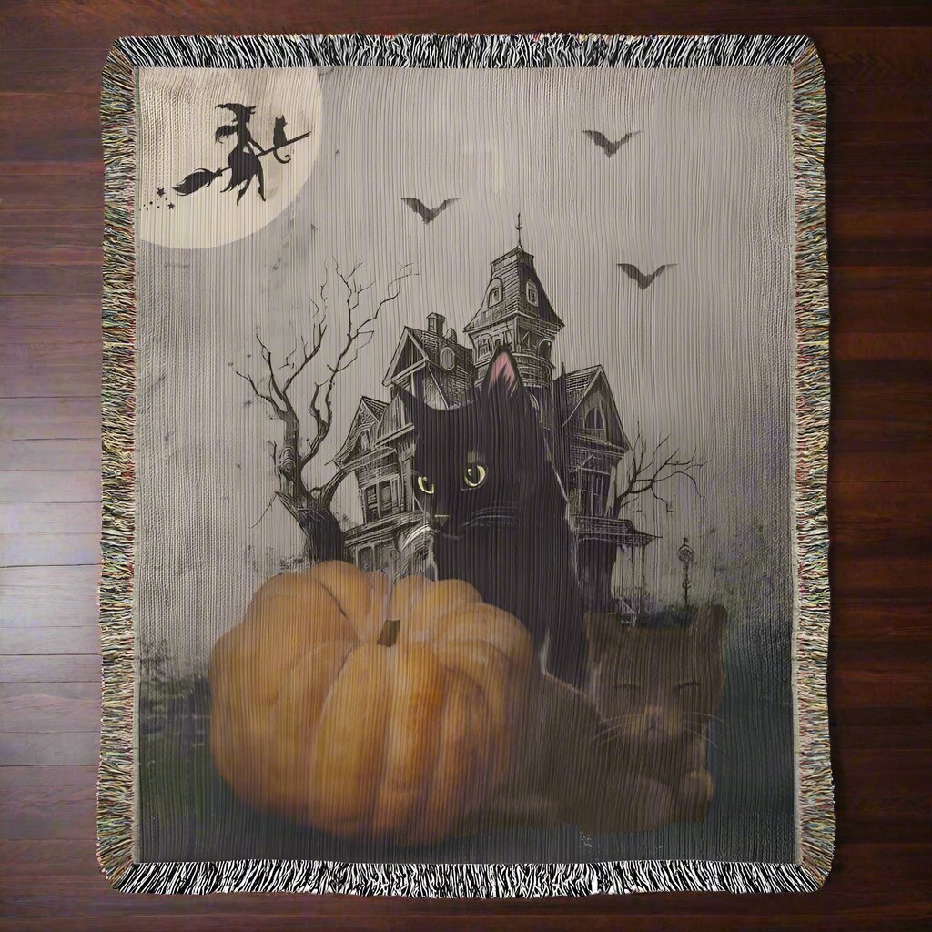 Meowy Halloween Heirloom Blanket - Beds & Blankets - EpiAl's Shop